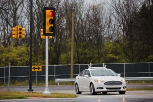 Fusion Hybrid Research Vehicle at Mcity